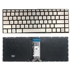 HP 14-Dk0005nt (9PU88EA) Notebook Klavyesi (Silver-Gri TR) ışıklı