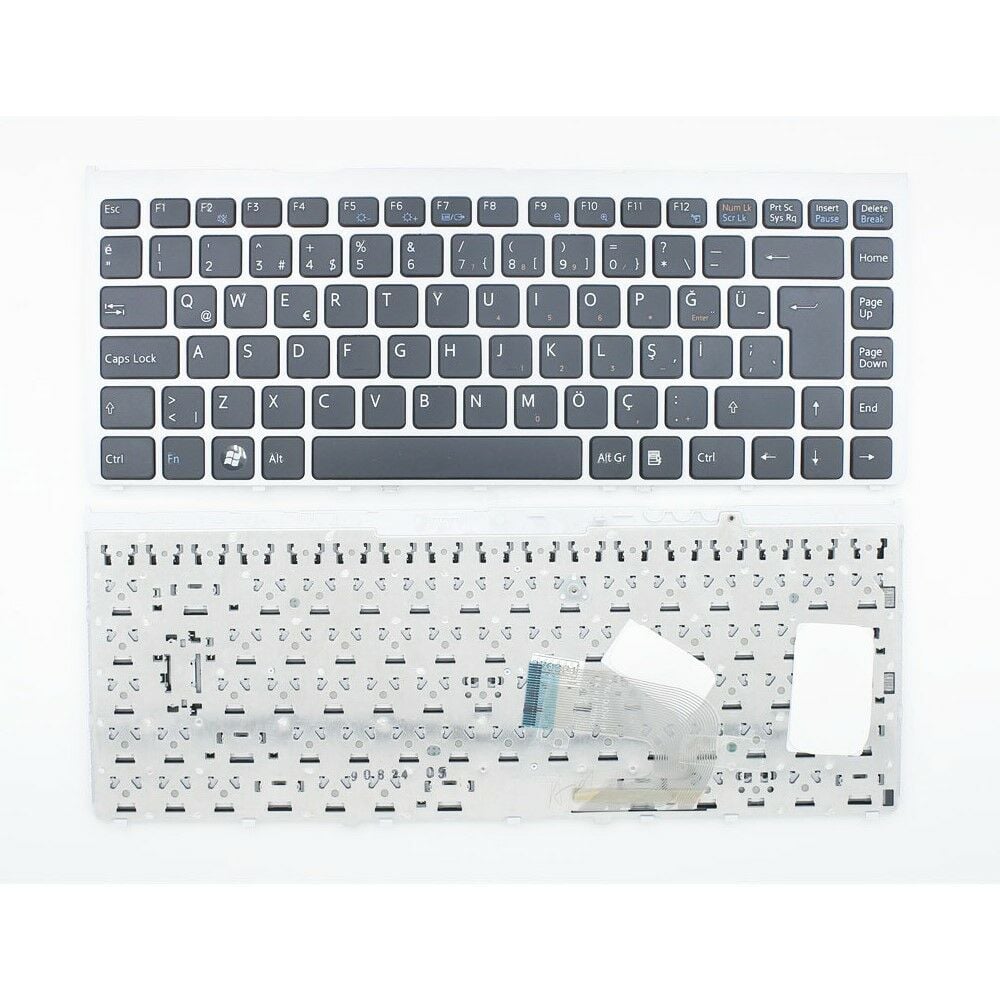 Sony Vaio VGN-FW170J/W, VGN-FW180E Notebook Klavyesi (Siyah TR)