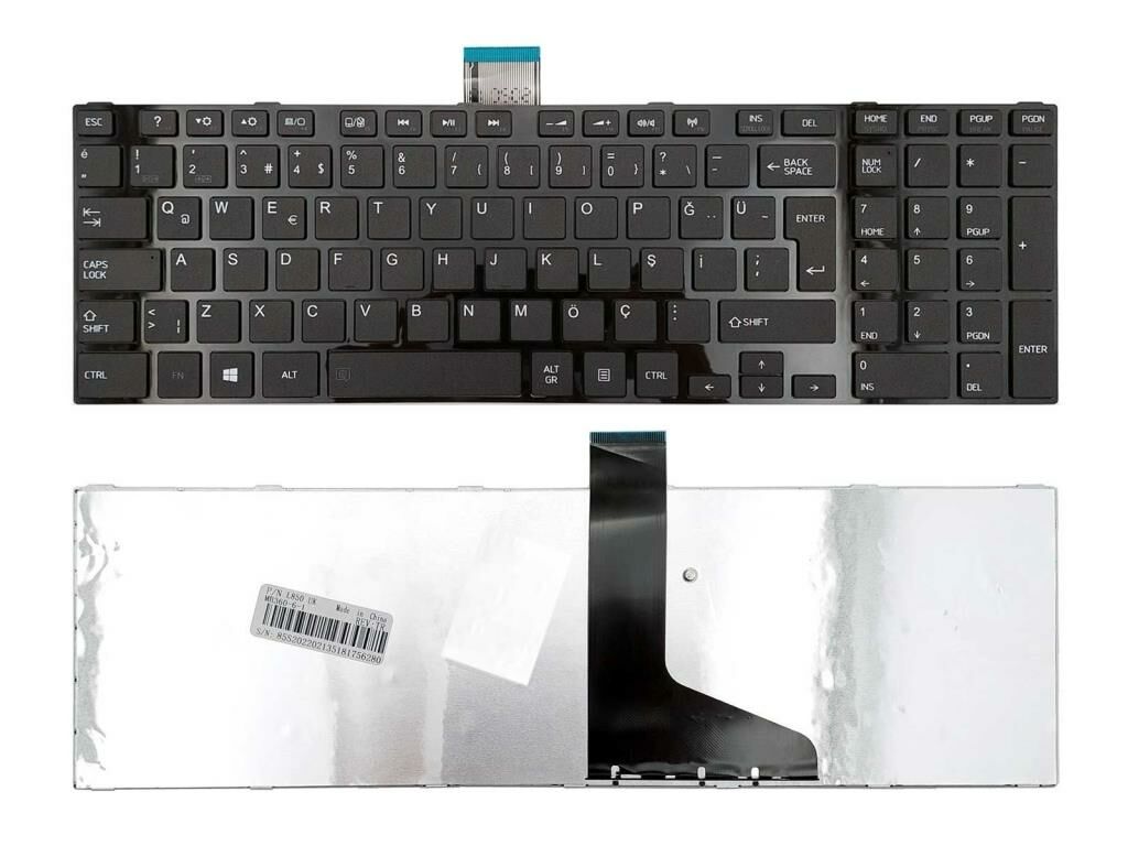 MP-11B66TQ6698, PK130OT1B20 Notebook Klavyesi (Siyah TR)