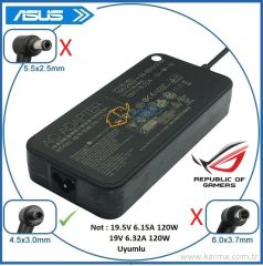 Asus ROG G501 G501J G501V Şarj Adaptörü 120W