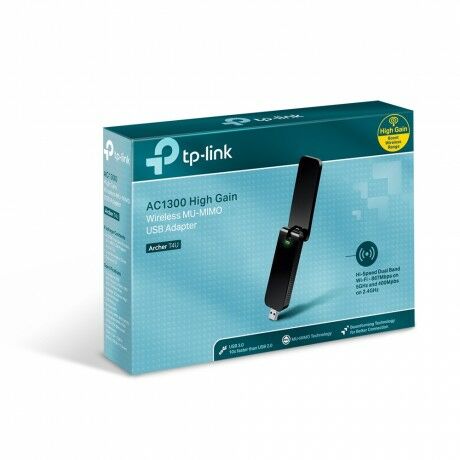 Tp-Link ARCHER T4U KABLOSUZ 1200Mbps DUAL BAND USB ADAPTÖR Wifi Alıcı (2.4Ghz, 5Ghz)