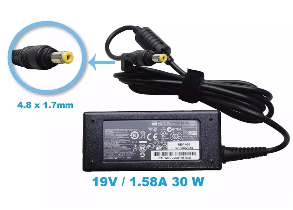Hp, Exper 19V 1.58A 30W (4.8*1.7mm) Notebook Adaptörü, Şarj Aleti Cihazı