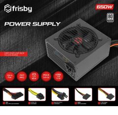 FRISBY FR-PS6580P 650W 80+ POWER SUPPLY - PSU