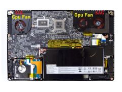 MSI GS73VR 7RG Stealth Pro Notebook Fan / Ver.2 (Gpu, Vga) Sağ