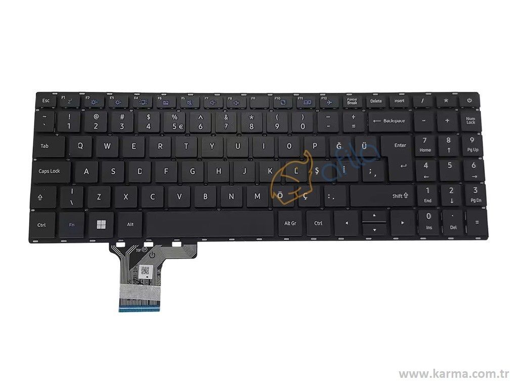 Toshiba Dynabook Satellite Pro C50-H-10W Notebook Klavyesi - Siyah TR