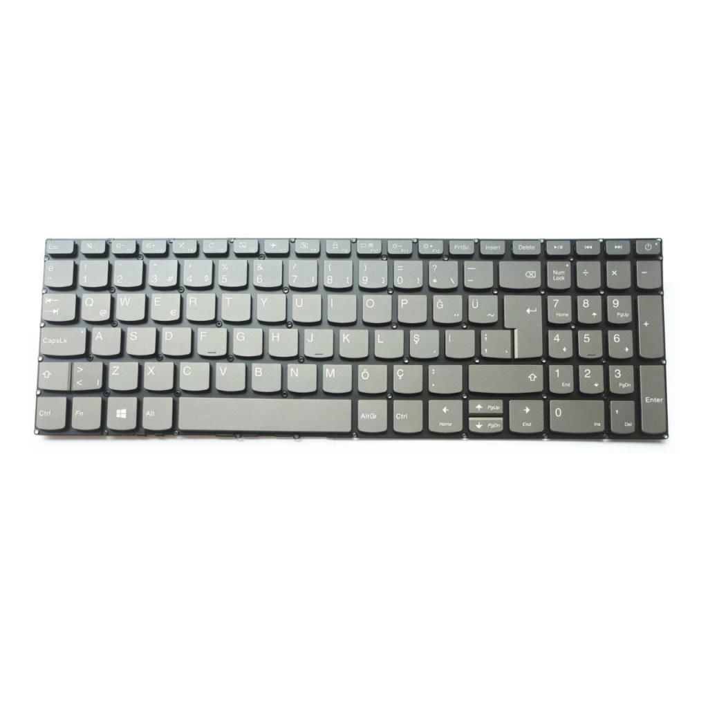 Lenovo IdeaPad 81DM, 81EY, 81FD Serisi Klavyesi - Füme TR / Ver.1