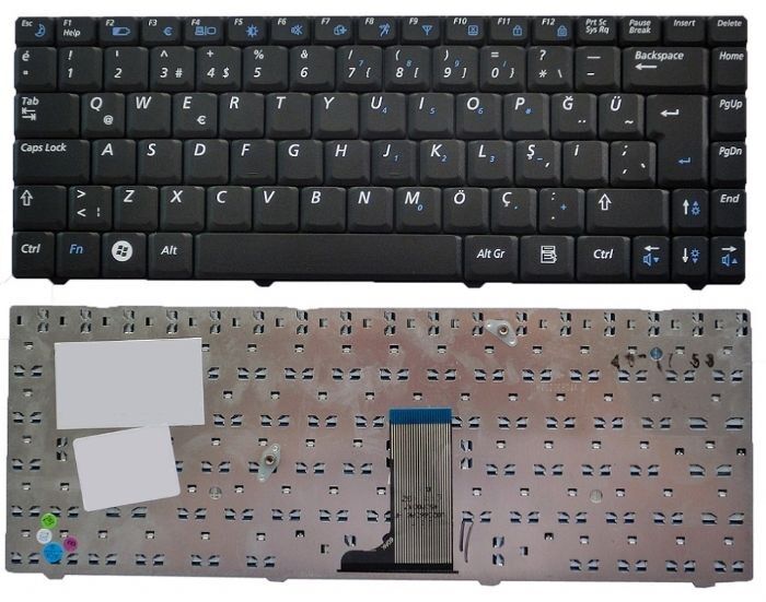 Samsung NP-R519, R519, R517, R550, R450, V020660AK1 Notebook Klavyesi, Siyah TR