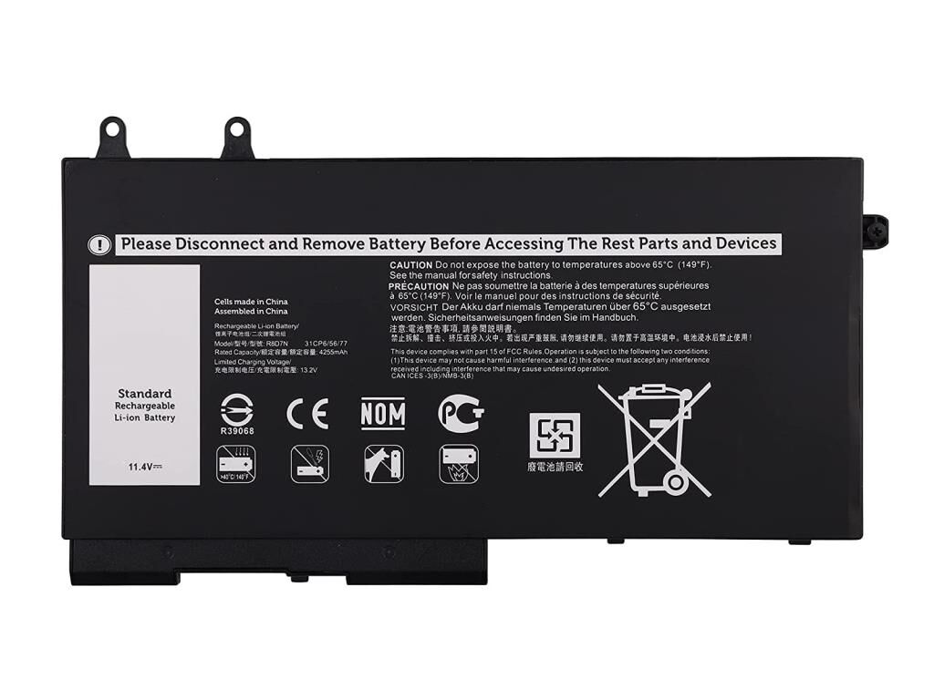 Dell 3HWPP, 03HWPP Notebook Bataryası, Laptop Pili - 3 Cell - 11.4V