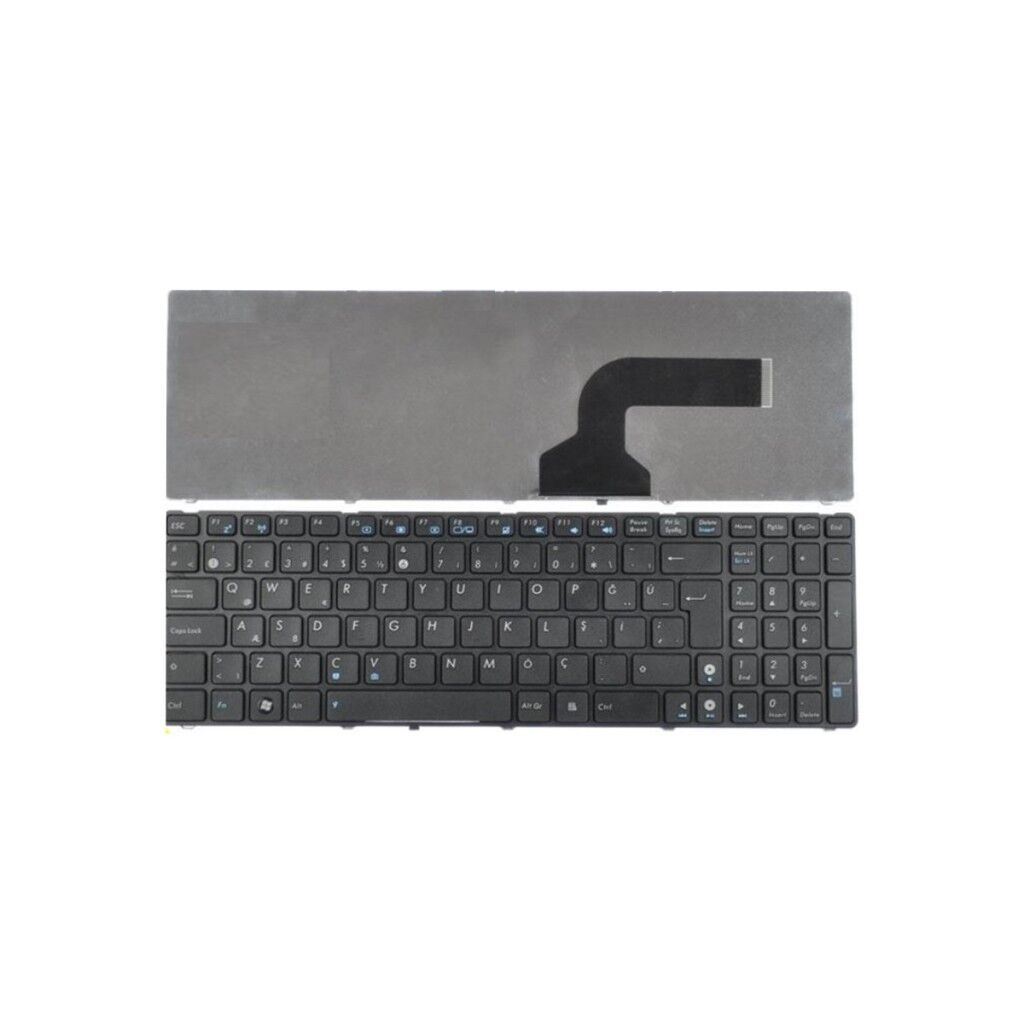Asus K54 X54 X54H X54C X55A X55U Notebook Klavyesi - Siyah - TR
