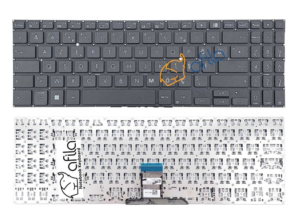 Asus ExpertBook B1 B1500CEPE-BQ072637 Notebook Klavyesi (Siyah TR)