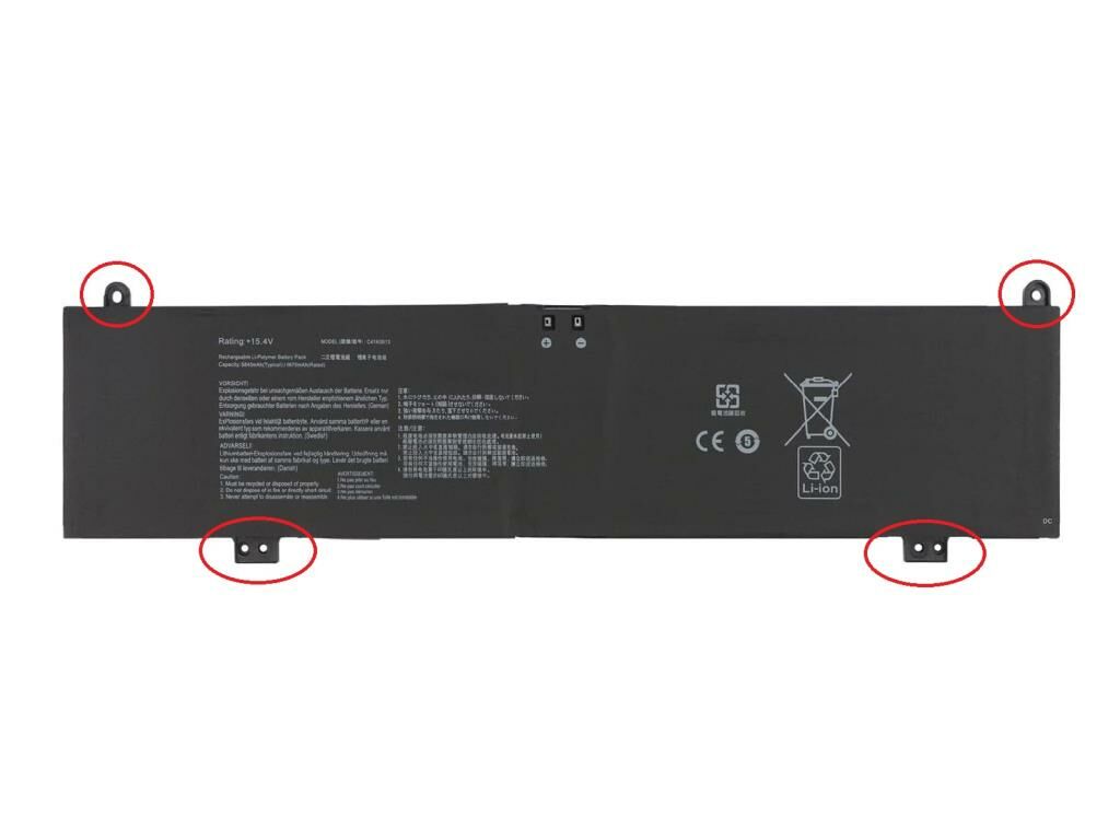Asus TUF Dash F15 FX517ZC-HN098W uyumlu Notebook Bataryası, Laptop Pili - Ver.1