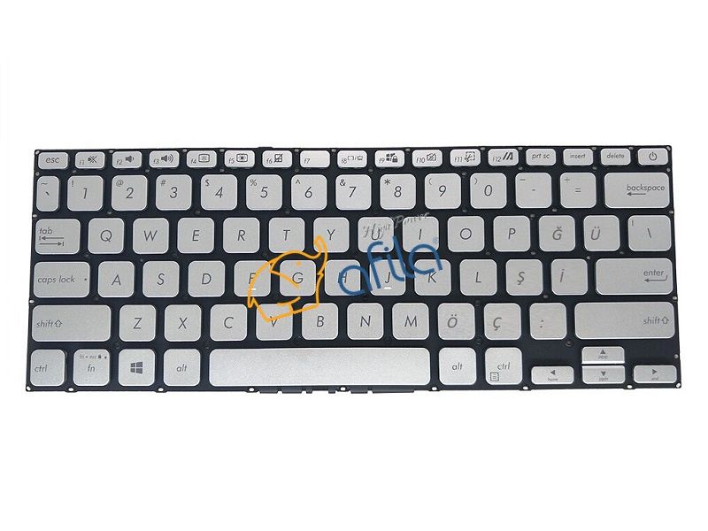 Asus VivoBook 14 X415FA-EK06614 Notebook Klavyesi (Gri TR)