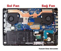 Asus FX504GM-71250 Notebook Fan / Ver.2 (Sağ CPU Fanı)