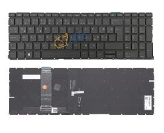 HP ProBook 450 G9 (6S6X2EA) Notebook Klavyesi (Siyah TR) - ışıklı