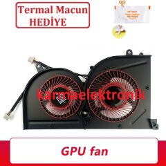 MSI MS-17B MS-17B1 Notebook Fan / Ver.2 (Gpu, Vga) Sağ Fan