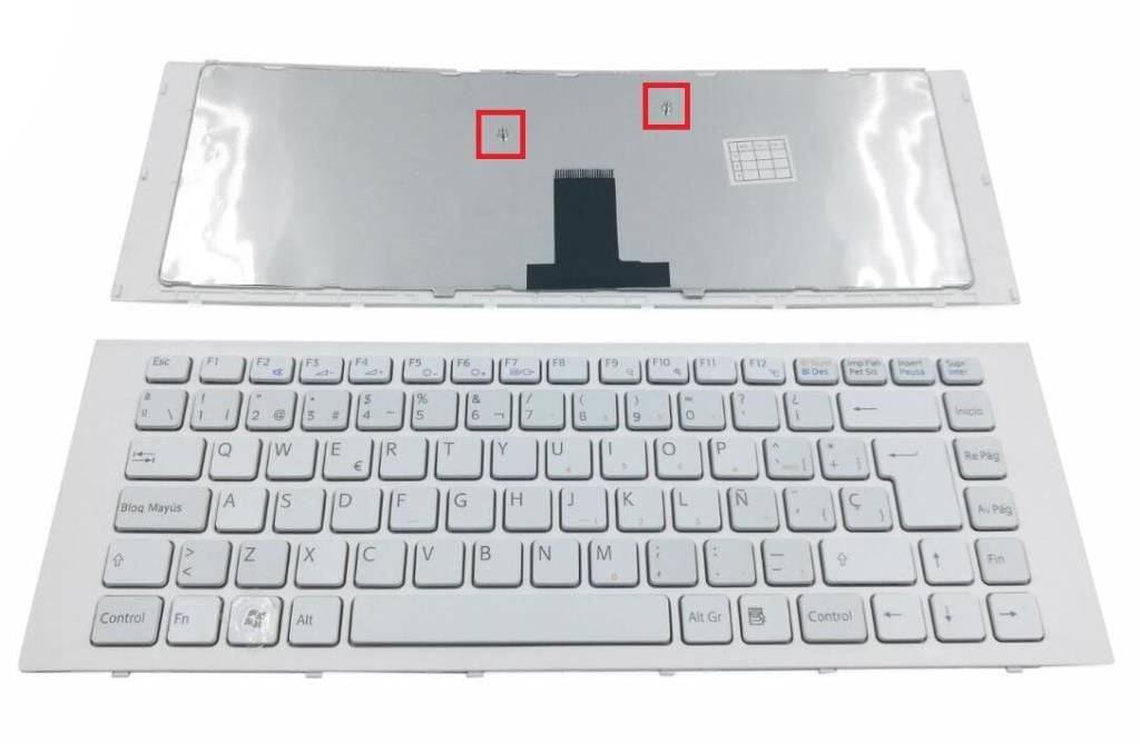 Sony Vaio VPCEG, VPC-EG Serisi, VPCEG1, VPCEG2, VPCEG3, .. vb Notebook Klavye - Tuş Takımı / Beyaz - TR