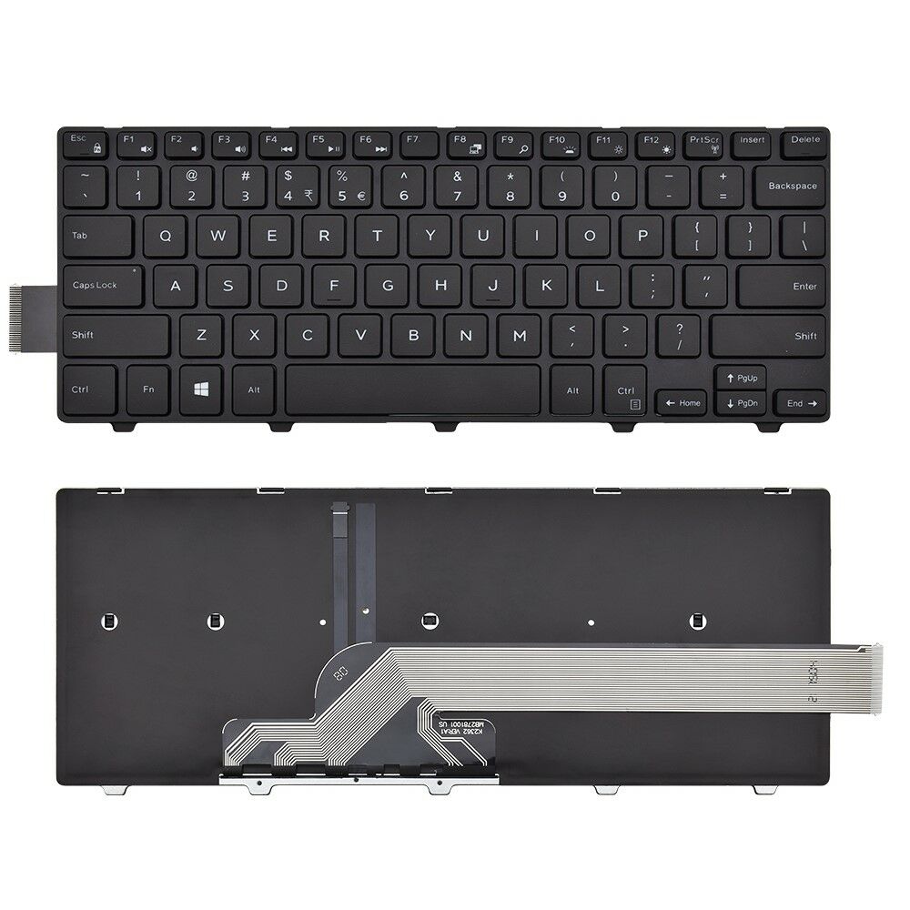 Dell Vostro 14-3445 3446, 3458, 3459 Notebook Klavye -Siyah / TR