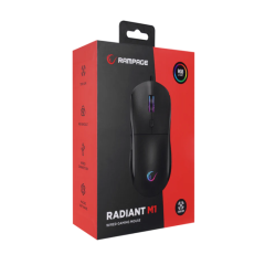 Rampage RADIANT M1 Makrolu Siyah 7200 dpi RGB Aydınlatmalı Gaming Oyuncu Mous