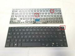 Asus S510UN-BQ133T S510UN-BR128 Klavye - Tuş Takımı / Siyah - TR